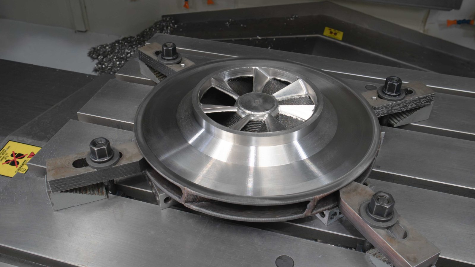 Closed impeller