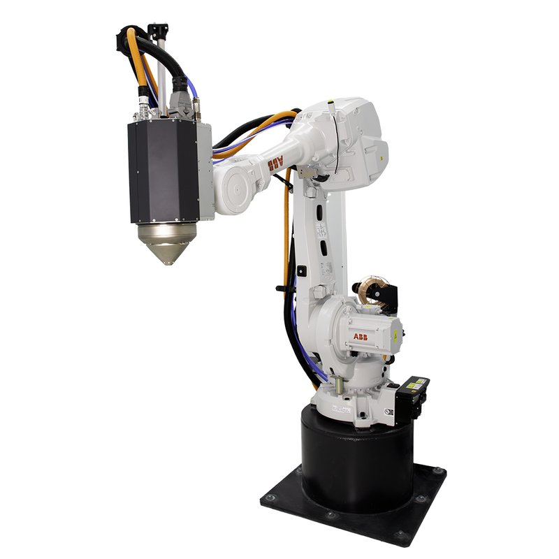 Meltio Robot Cell: 6-assige ABB-robot met Meltio-printkop
